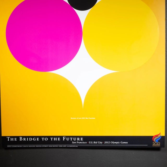 Modern Original San Francisco Olympic Summer Games Poster, 2002 by Sharrie Brooks For Sale - Image 3 of 4
