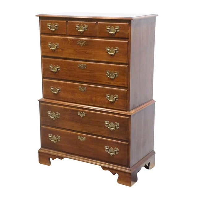 PENNSYLVANIA HOUSE Solid Cherry Traditional Style 35" Chest on Chest 52" High 35" Wide 18.25" Deep We specialize in high...