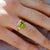 Kai Fine Jewelry Kai Bella 2.80ctw Emerald-Cut Peridot East-West Ring, Size 6 in 14k Gold (All Sizes Available) For Sale - Image 4 of 12