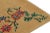 1960s 1960s Vintage Distressed Art Deco Rug in Golden-Brown With Colorful Floral For Sale - Image 5 of 8