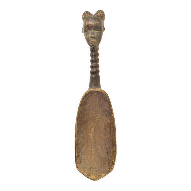 Early 20th Century Dan Figural Wunkirile Spoon Côte d'Ivoire For Sale
