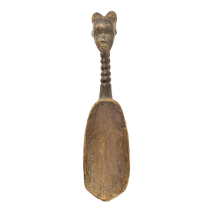 Early 20th Century Dan Figural Wunkirile Spoon Côte d'Ivoire