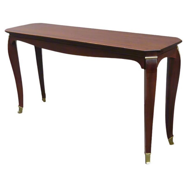 Mid-20th Century Large Art Deco Console designed by Maurice Rinck, France For Sale In New York - Image 6 of 18