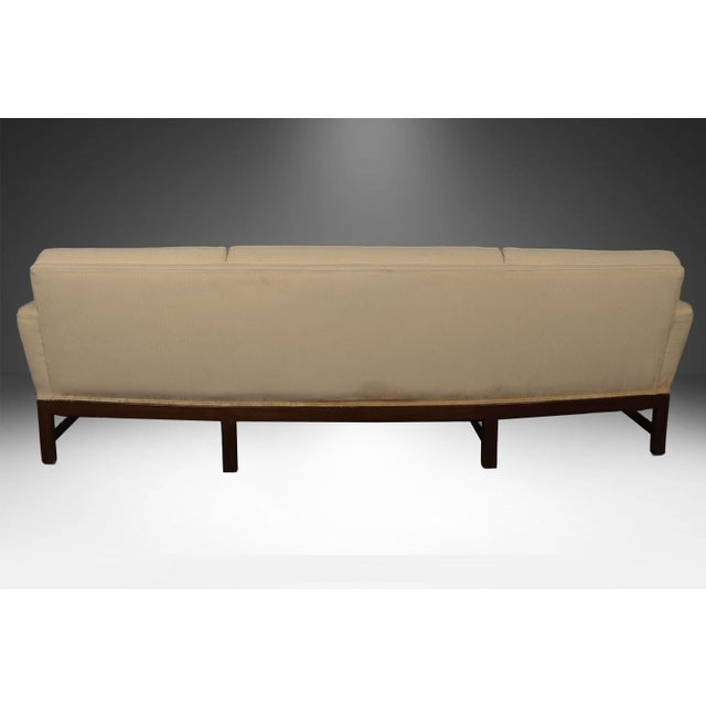 Mid-Century Curved Sofa in the Style of Johannes Andersen for Trensum Möbelfabrik For Sale - Image 17 of 17