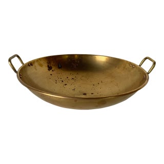 Vintage Thai Traditional Wok Brass / Bowl For Sale