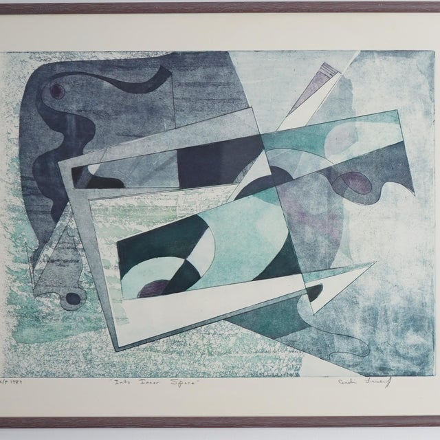 1980s 1989 Cecilia Leiseroff (1930-2019) Original Artist Proof Intaglio Print For Sale - Image 5 of 15