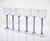 Cobalto and Pulegoso Murano Glass with Twisted Stems from Cenedese, 1950s, Set of 6 For Sale - Image 3 of 18
