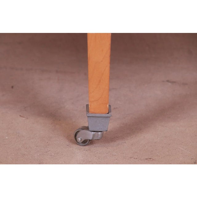 Baker Furniture Modern Art Deco Four-Tier Maple Tea Table or Occasional Side Table For Sale - Image 9 of 13