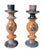 Contemporary Vintage Postmodern Carved Soapstone Candlesticks , a Pair For Sale - Image 3 of 11