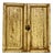 Small Patinated Double Door, 1890s For Sale