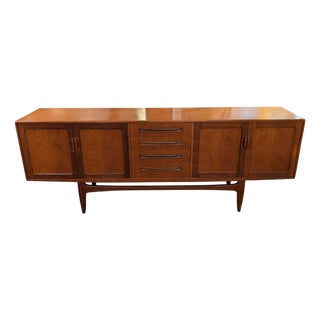 Mid Century Modern E. Gomme Limited Teak Credenza For Sale
