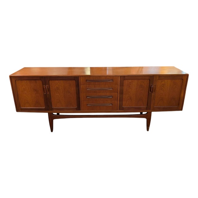 Mid Century Modern E. Gomme Limited Teak Credenza For Sale