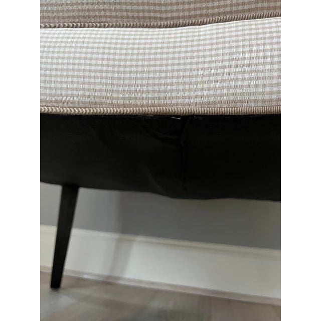 Wood Curved Bench by Kravet For Sale - Image 7 of 8