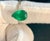 3.5 Carat Pear Cut Emerald and Diamond Ring 14 Karat White Gold For Sale - Image 11 of 18
