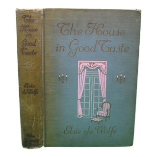 "The House in Good Taste" 1915 De Wolfe, Elsie For Sale