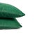 Emerald Green Velvet Pillow Cover For Sale In Portland, OR - Image 6 of 7