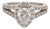 Pear Shape Diamond Engagement Ring 14k Gold 1.38 TCW Certified For Sale