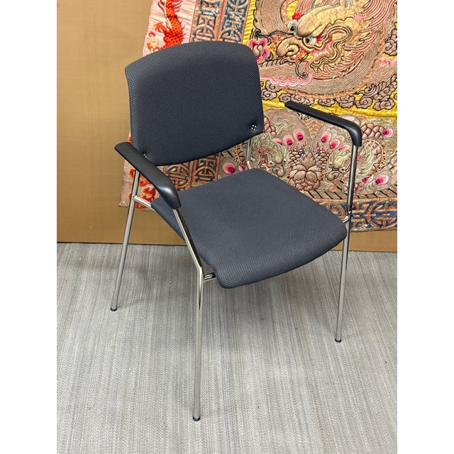 Early 21st Century Hightower Modernist Stackable Arm Chair, Orange For Sale - Image 5 of 12