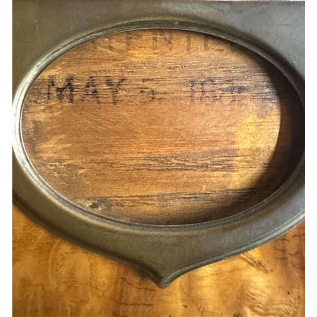 Antique American Carved Oak Victorian Roll Top Letter File Cabinet Amberg Co, 1883 For Sale - Image 16 of 16