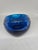 Vintage Mid Century Modern Viking Cobalt Blue Glass Orb Ashtray For Sale - Image 4 of 5