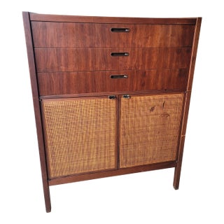 Mid Century Modern Highboy Dresser With Extra Storage For Sale