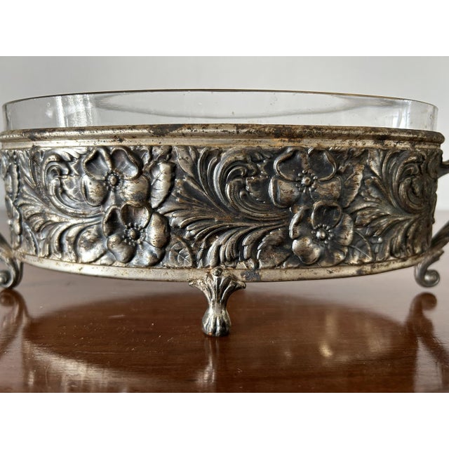 Small Art Nouveau Jardinière with Original Glass, 1890s For Sale - Image 4 of 14