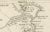 Antique Map of the Route of M. Zurabek Caspian Sea to Isfahan, 1722 For Sale - Image 9 of 10