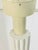 Vintage Sculptural White Floor Lamp With Fluted Column Base For Sale - Image 12 of 16