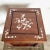 1980s Chinese Wooden and Mother of Pearl Inlay Pedestal/Side Table For Sale - Image 5 of 7