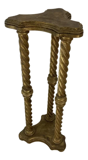 Vintage Italian Venetian Gold Pedestal