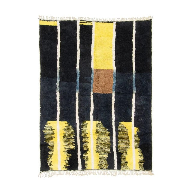 Hand-Knotted Wool Rug by Azele Studio For Sale - Image 9 of 9