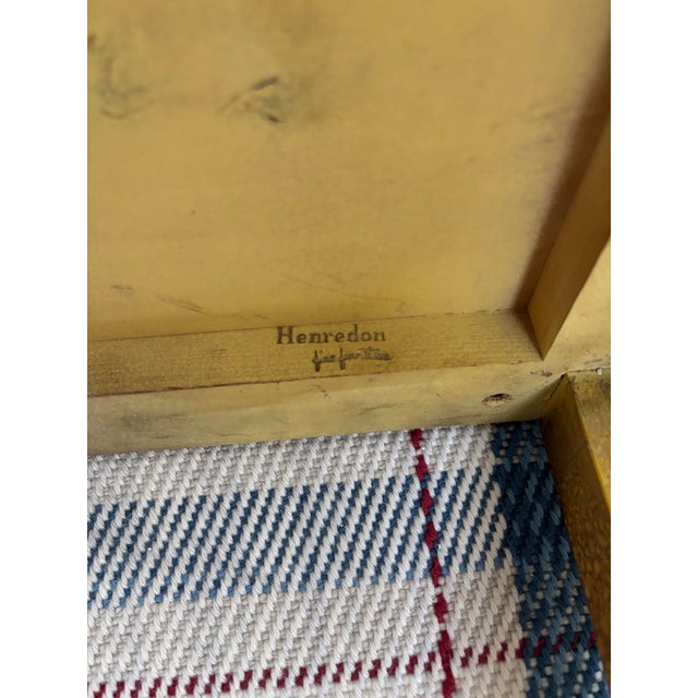 Wood Vintage Heritage Henredon Fine Furniture Parsons Side Table For Sale - Image 7 of 9