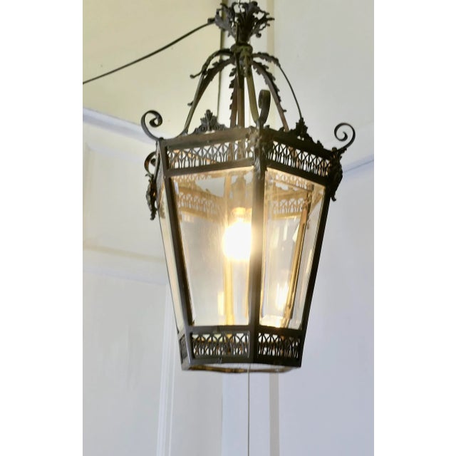 Copper Green Man Copper Lantern For Sale - Image 8 of 12