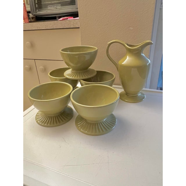 Waterford Waterford Great Room Irish Breakfast Bowl Footed Green Gloss Finish- 4 For Sale - Image 4 of 5