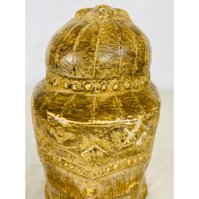 Asian Vintage Indonesian Figural Bust For Sale - Image 3 of 11