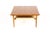 1960s Danish Modern / Mid Century Square Coffee Table Attributed to Kurt Østervig for Jason Mobler— Cane Shelf For Sale - Image 4 of 7