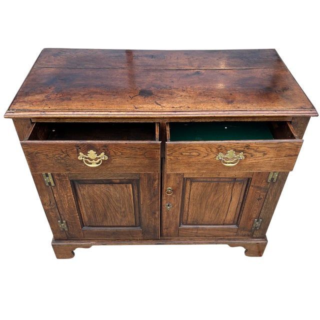 Late 19th Century English Oak Cupboard For Sale In Atlanta - Image 6 of 11