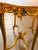 Rococo Vintage Romeo & Juliet Painted Cherub Table Green For Sale - Image 3 of 10