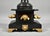 Black Napoleon III Decorative Gilt and Slate Candelabra For Sale - Image 8 of 15