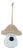 Mushroom Birdhouse with Wicker Design 8"H For Sale