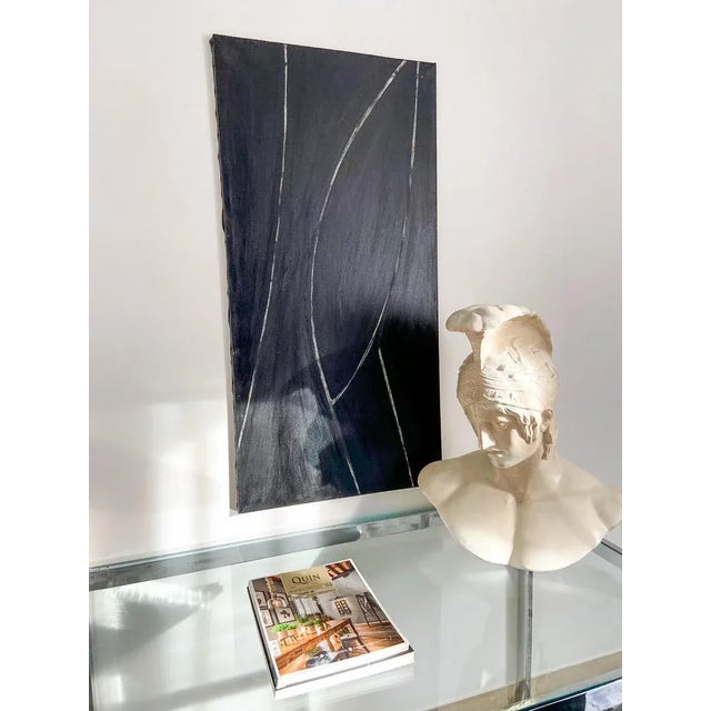 Marco Gradi, Composition, 1980s, Oil on Canvas For Sale - Image 10 of 11