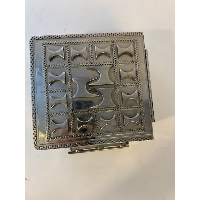 Stainless Steel Folk Art Box by Stanley Szwarc 1999 For Sale In Chicago - Image 6 of 9