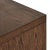 Simple yet solid shaping crafted from dark-finished oak, featuring sleek cabinet doors that open to generous storage space...