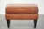 Vintage Sheepskin Ottoman with Black Piping For Sale - Image 4 of 10