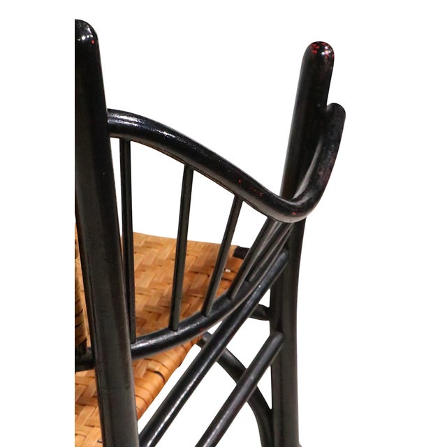Mid 20th Century Mid 20th Century Old Hickory Style Rocking Chair For Sale - Image 5 of 15