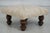 Traditional 1980s Monaco Slip Seat Ottoman Footstool For Sale - Image 3 of 10