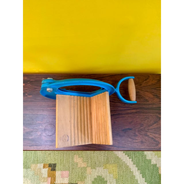 Danish Baby Blue Bread Cutter From Royal Raadvad, 1970s For Sale In New York - Image 6 of 12