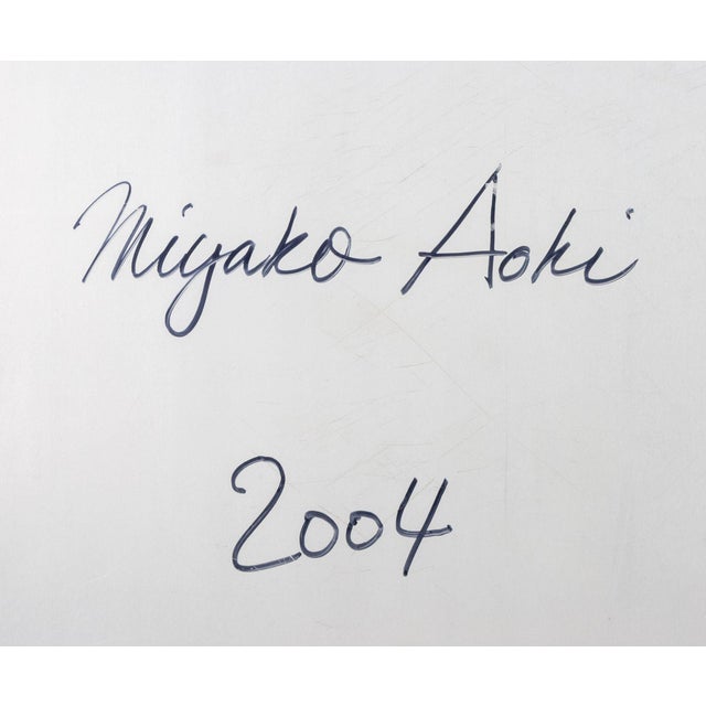 Silver Miyako Aoki Untitled Mixed Media on Aluminum, 2004 For Sale - Image 8 of 8