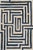 Anatolia Hand-Tufted Maze Rug, Blueberry Blue, 9x12 For Sale - Image 4 of 4