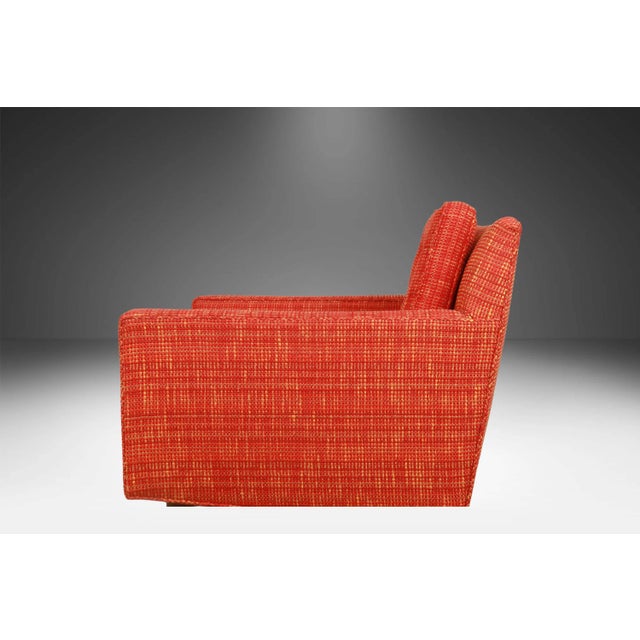 Textile Mid 20th Century Edward Wormley Dunbar Lounge Chair For Sale - Image 7 of 13
